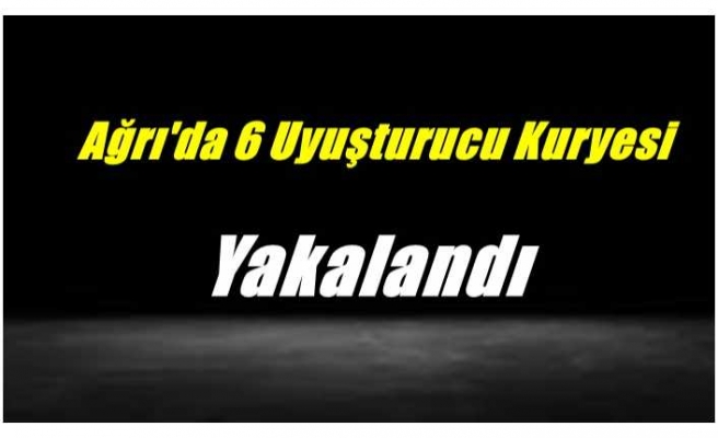 Ağrı'da 6 Uyuşturucu Kuryesi Yakalandı