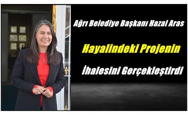 Ağrı Kent Meydanı Projesi İhalesi Yapıldı