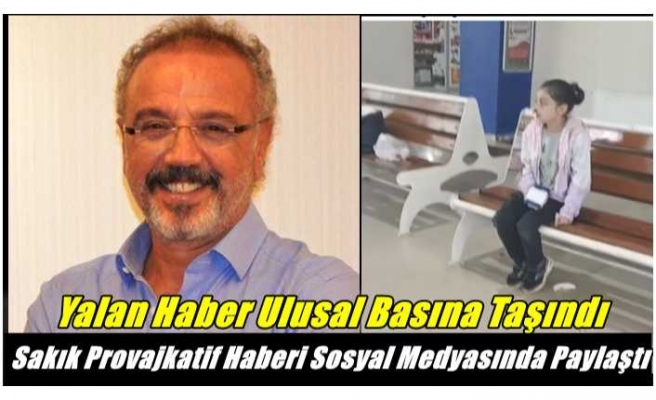Yalan haber ulusal basına taşındı,Dem Parti Ağrı Milletvekili Sırrı Sakık'ta provakatif haberi sosyal meydasından paylaştı.