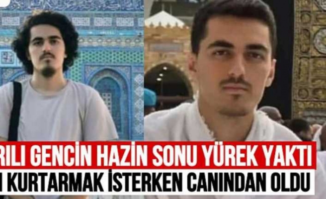 12 Yaşında ki çocuğu kurtarmak isterken Canından Oldu