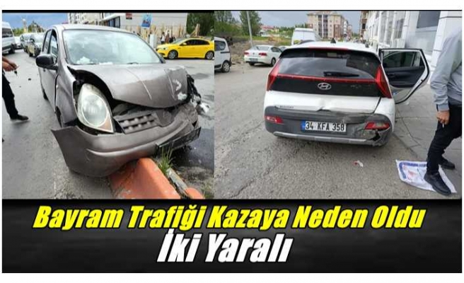 Ağrı'da Bayram Trafiği Kazaya Neden Oldu
