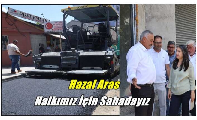 Ağrı Belediyesi Leylekpınar’da Asfalt Çalışmalarına Başladı