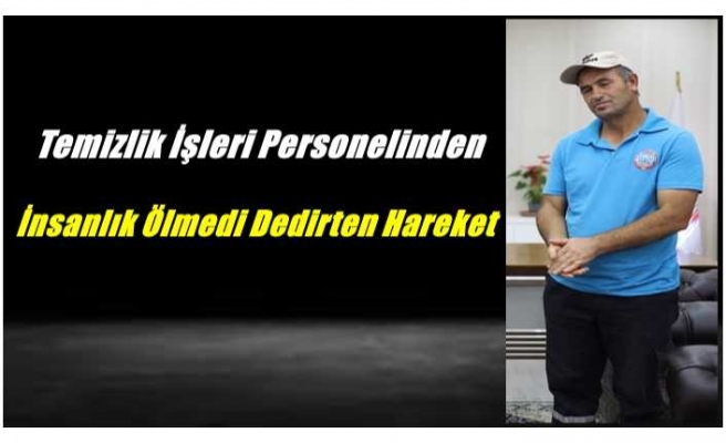 Ağrı Belediyesi Personeli Ahmet Sarı Davranışıyla İnsanlık Ölmemiş Dedirtti