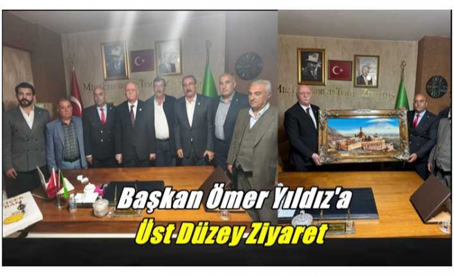 Ağrı Ziraat Odası Başkanı Ömer Yıldız Genel Başkan Ağırladı