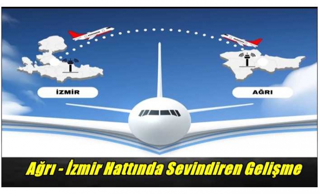 Ağrı İzmir Uçuşlarında Sefer Sayısı Arttırıldı
