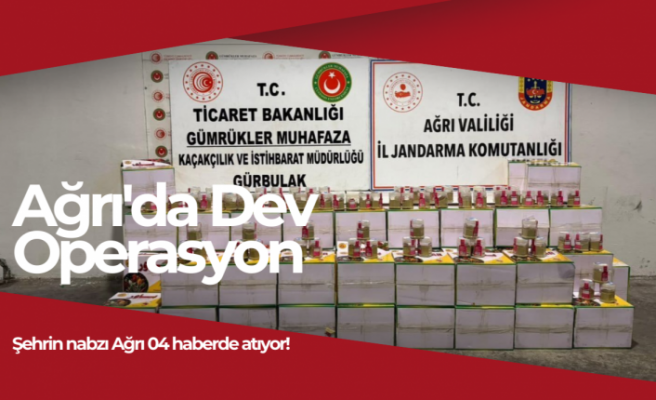 Ağrı'da Dev Operasyon: 163 Kilo Eroin Ele Geçirildi!