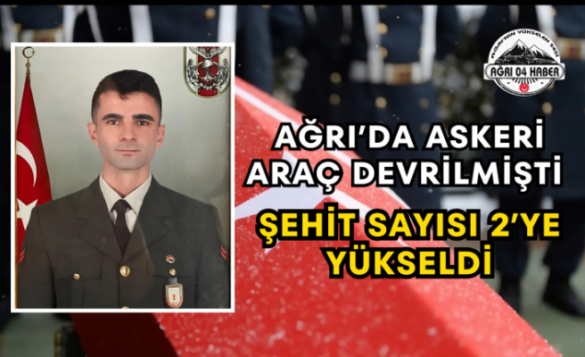 Ağrı’da Askeri Araç Devrilmişti Şehit Sayısı 2’ye Yükseldi
