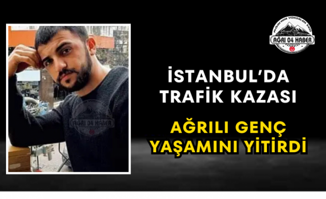 İstanbul'da Trafik Kazası Ağrılı Genç Yaşamını Yitirdi