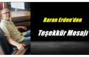 Baran Erden'den Teşekkür Mesajı