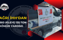 AĞRI İHH'DAN 360 AİLEYE 135 TON KÖMÜR YARDIMI