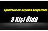 Ağrılıların Kız Kaçırma Kavgasında 3 Kişi Öldü