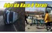 Ağrı'da Devrilen Minibüste 8 Kişi Yaralandı