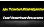 Ağrı İl Emniyet Müdürlüğünden Sanal Kumarhane Operasyonu 15 Tutuklama