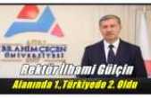 A.İ.Ç.Ü Rektörü İlhami Gülçin Alanında 1. Türkiye de 2 Oldu