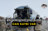 Aynı Bölgede İkinci Zincirleme Kaza Can Kaybı Var