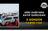 AĞRI DAĞI’NDA KAYIP DAĞCIDAN 3 GÜNDÜR HABER YOK