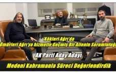 Kökleri Ağrı’da Ömürleri Ağrı’ya Hizmetle Geçmiş Ailenin Adayı ile Süreci Değerlendirdik