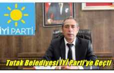 Ağrı'da İlçe Belediyesi İYİ Partiye Geçti