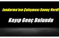 Jandarmanın Çalışmaları Sonuç Verdi Kayıp Genç Sabah Saatlerinde Bulundu