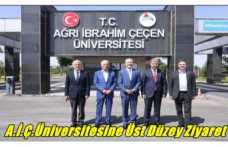 YÖK Başkanı Prof. Dr. Erol Özvar ve  IC Holding Yönetim Kurulu Başkanı  İbrahim Çeçen,  Ağrı İbrahim Çeçen Üniversitesi’ni Ziyaret Etti