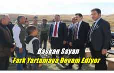 Başkan Sayan'dan Üreticiye Destek