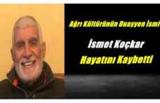 Ağrı'nın Kültür Mirascılarından İsmet Koçkar Hayatını Kaybetti