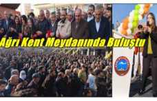 Aras'ın Gurur Gününde Ağrı ,Kent Meydanında Buluştu