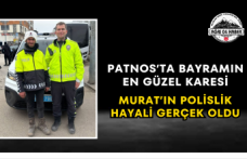 Patnos’ta Bayramın En Güzel Karesi Murat’ın Polislik Hayali Gerçek Oldu