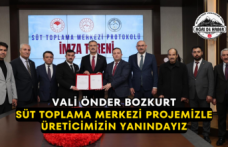 Vali Önder Bozkurt Süt Toplama Merkezi Projemizle Üreticimizin Yanındayız