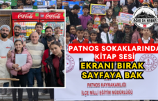 Patnos Sokaklarında Kitap Sesi Ekranı Bırak Sayfaya Bak