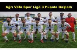 Ağrı Vefa Spor BAL 'da 3 Puanla Başladı