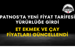 Patnos'ta Yeni Fiyat Tarifesi Yürürlüğe Girdi...