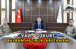 Vali Bozkurt Bayram Hazırlıkları Tamam