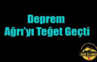 Deprem Ağrı'yı Teğet Geçti