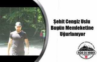 Şehit Cengiz Uslu Memleketine Uğurlanıyor