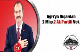 Ağrı'ya Dışarıdan 4 Ağrılı Vekil