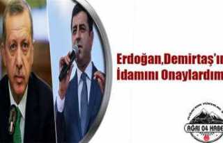 Cumhurbaşkanı Adayı Demirtaş'a İdam Göndermesi