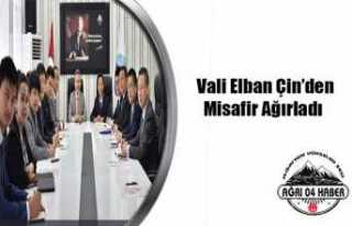Elban Çin Büyükelçisini Ağırladı