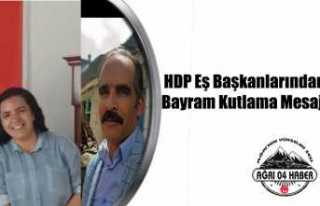 HDP Ağrı İl Teşkilatı Bayram Mesajı