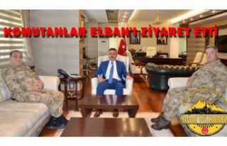 Elban Jandarma Bölge Komutanını Ağırladı