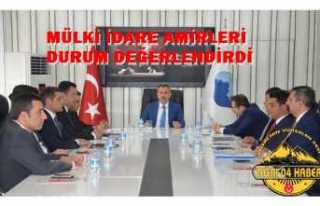 Mülki İdare Elban'ın Başkanlığında Toplandı