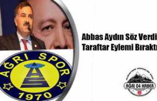 Abbas Aydın Ağrı Spor'la Beraberiz