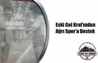 Ağrı Spor'a Bir Destekte Kral'dan