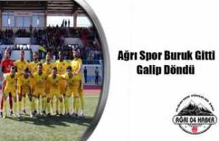 Ağrı Spor Her Şartta Kazanıyor