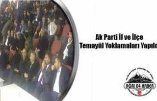 Ağrı Ak Parti Temayül Yoklaması Yapıldı