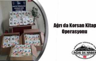 Ağrı da Korsan Kitap Operasyonu