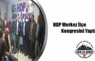 Ağrı Hdp Merkez İlçe Kongresi Yapıldı.