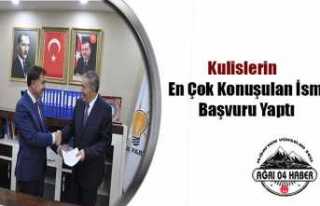 Ağrı'nın Konuştuğu İsim Başvuru Yaptı