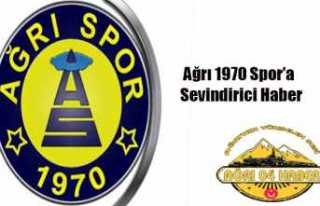 Ağrı Spor'a Sevindirici Haber