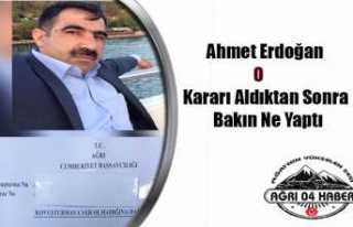 Ahmet Erdoğan Karara İlişkin Konuştu